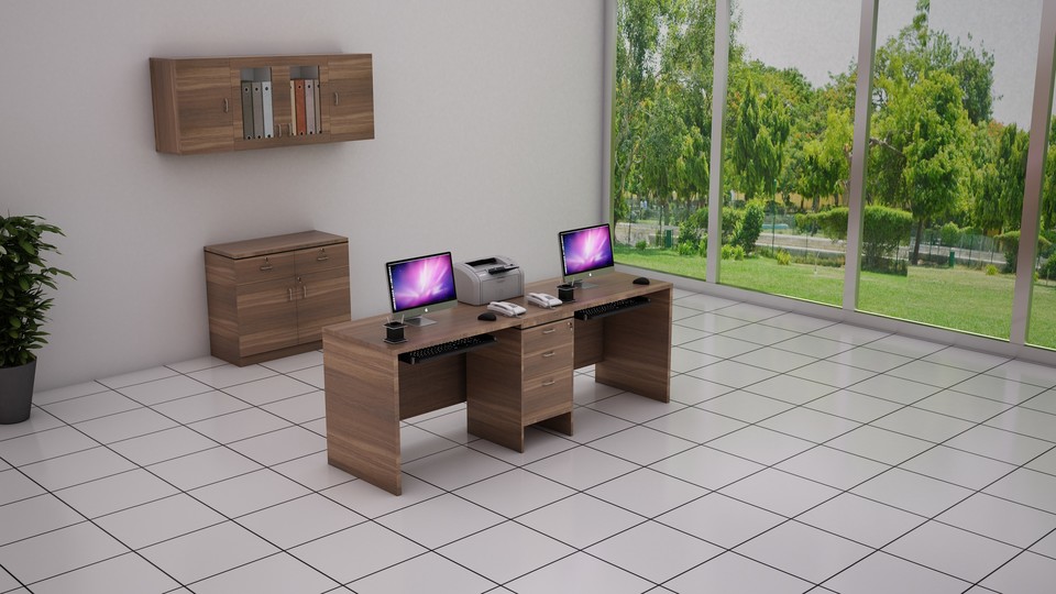 CS 2-Seater Work Table Interior